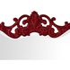 Talida 38 X 27 inch Burgundy Mirror